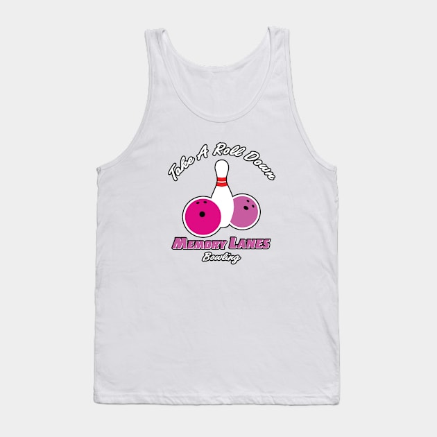 Memory Lanes Bowling Tank Top by straightupdzign